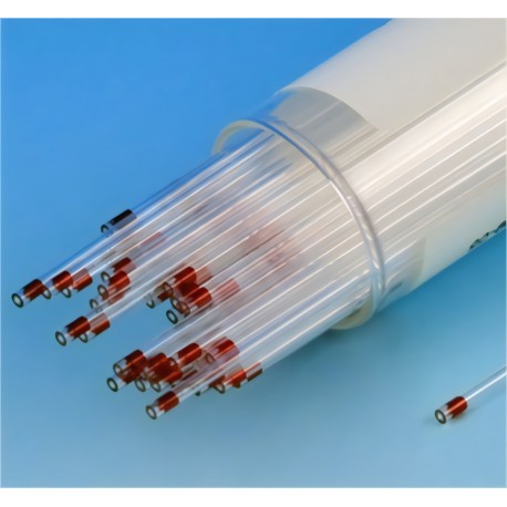 Tubo capilar con heparina (rojo)