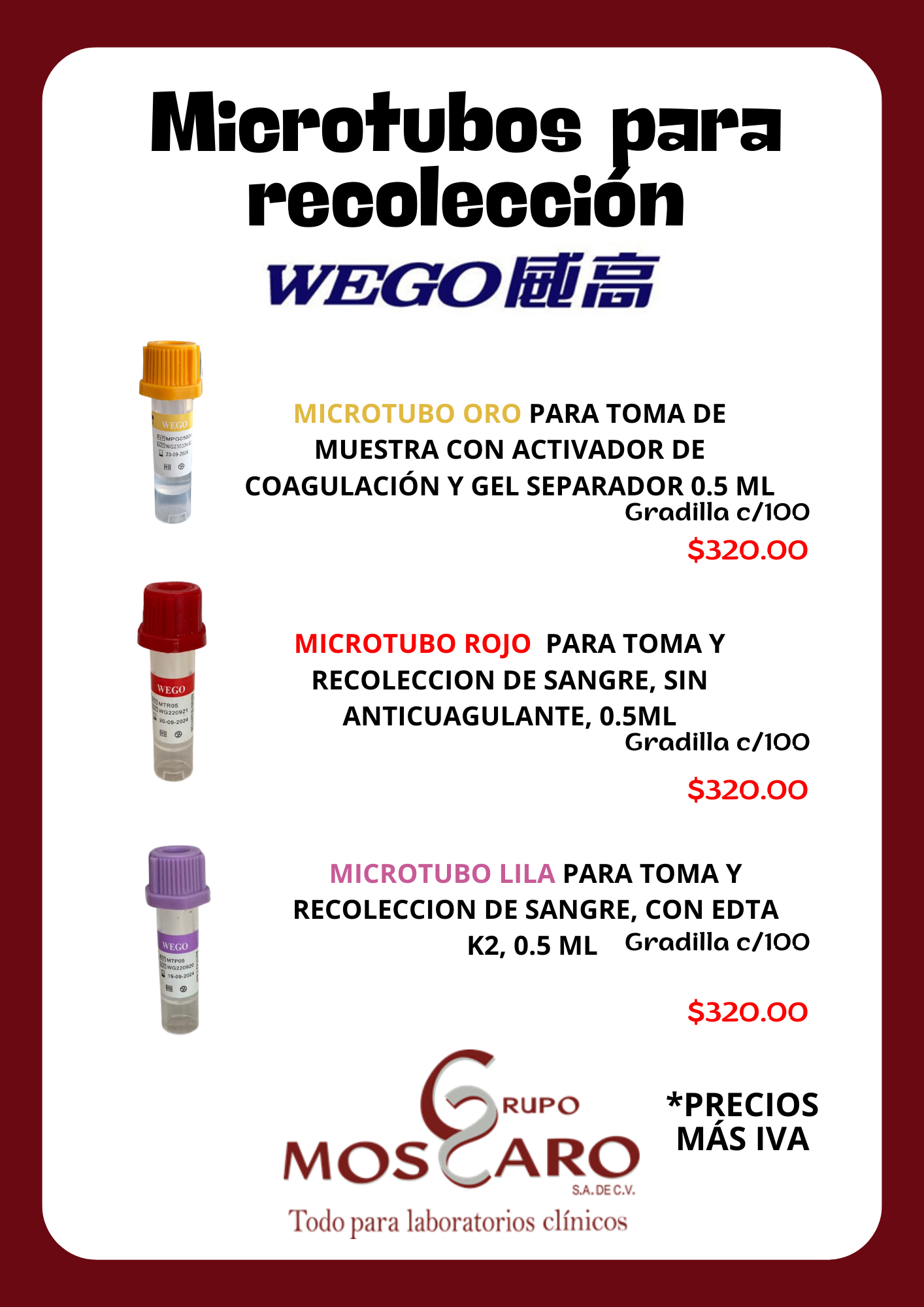 Microtubos wego